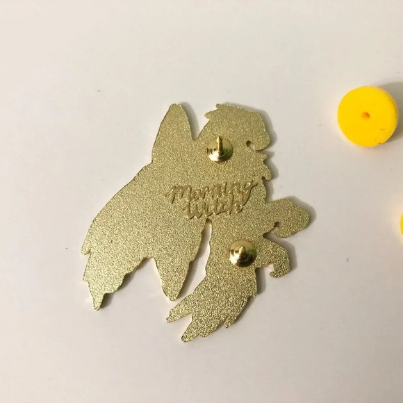 Morning Witch Eagle Hawk Pin Double Rubber Backing - Picture 6 of 9